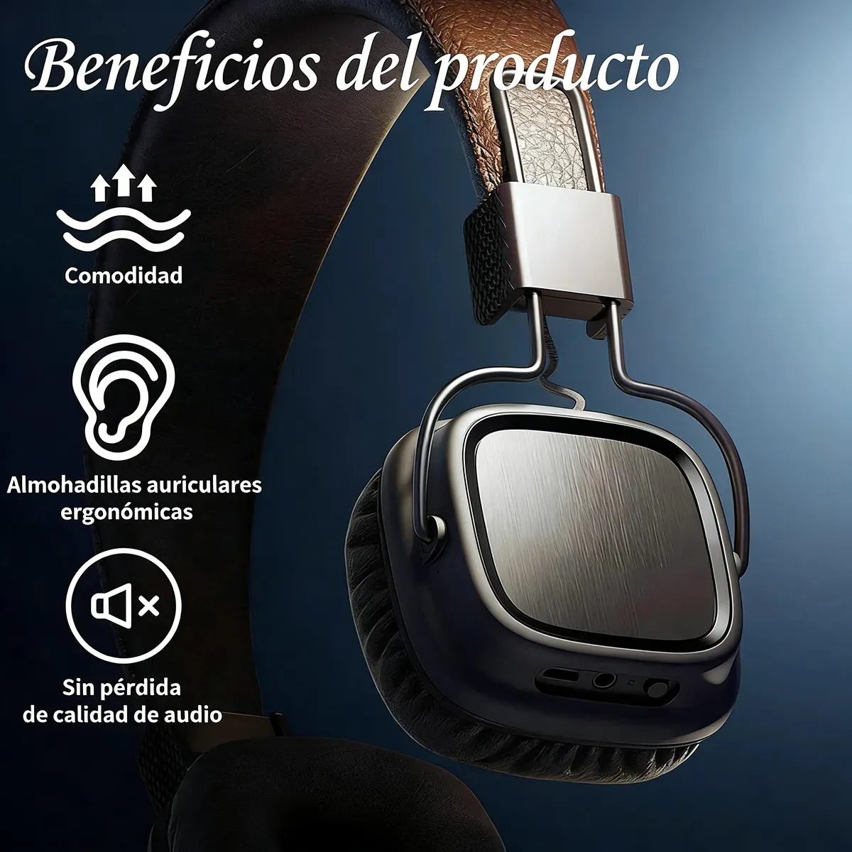 GENERICO - Almohadillas De Repuesto Para Audífonos Marshall Major 34