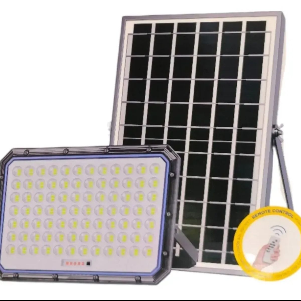 GENERICO - Foco con panel Solar Jortan 1000w con control remoto
