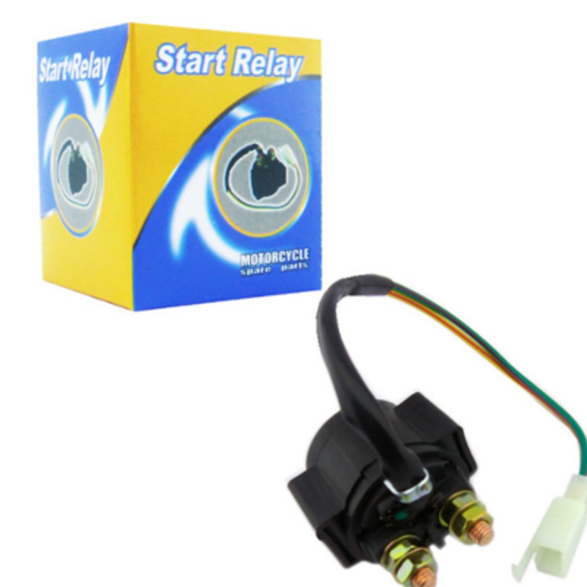 GENERICO - Chancho O Solenoide De Partida Start Relay Para Moto