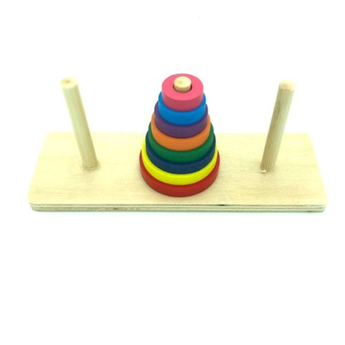 GENERICO - Torre Hanói Juguete Madera Juegos
