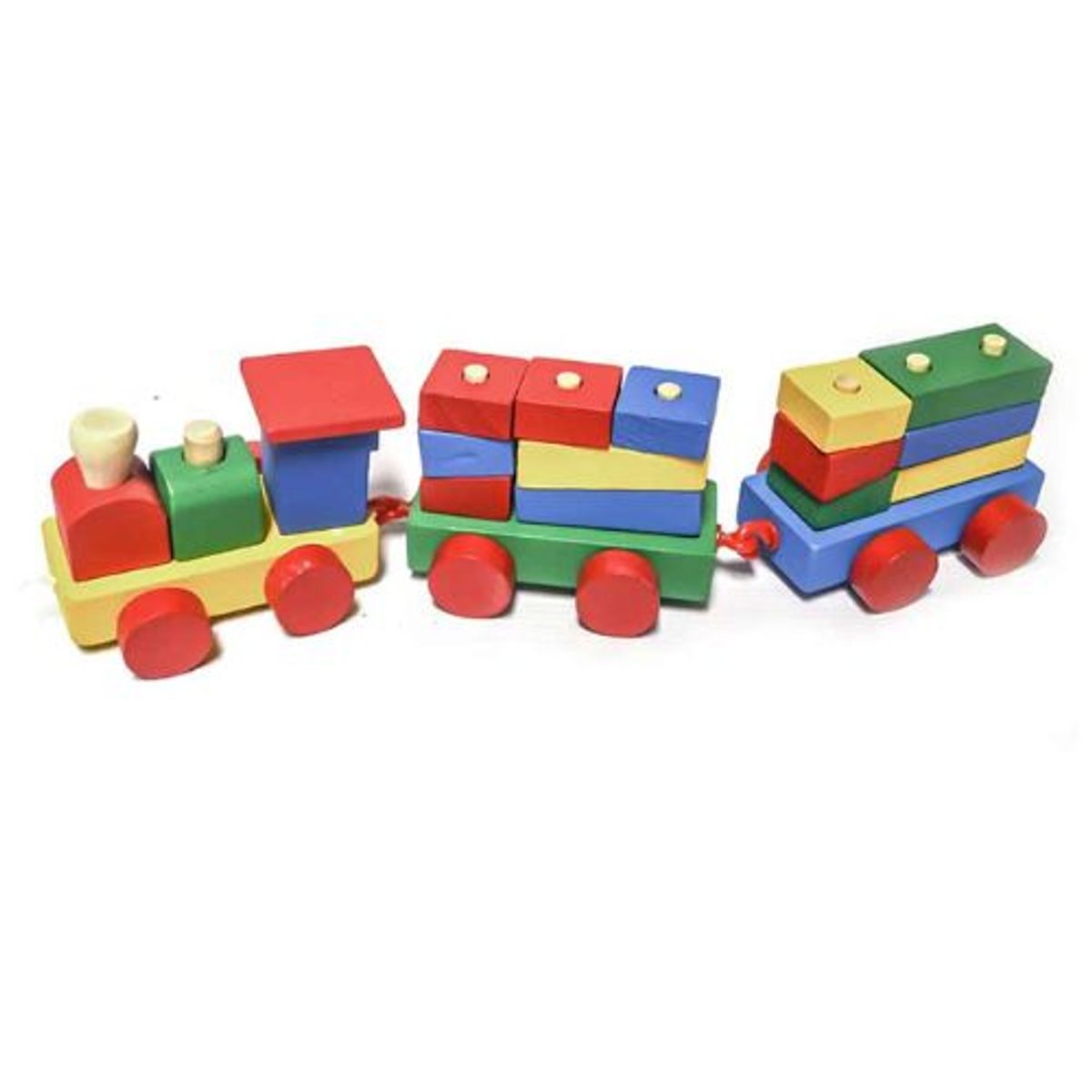 GENERICO - Tren Encaje Juguete Madera Juegos