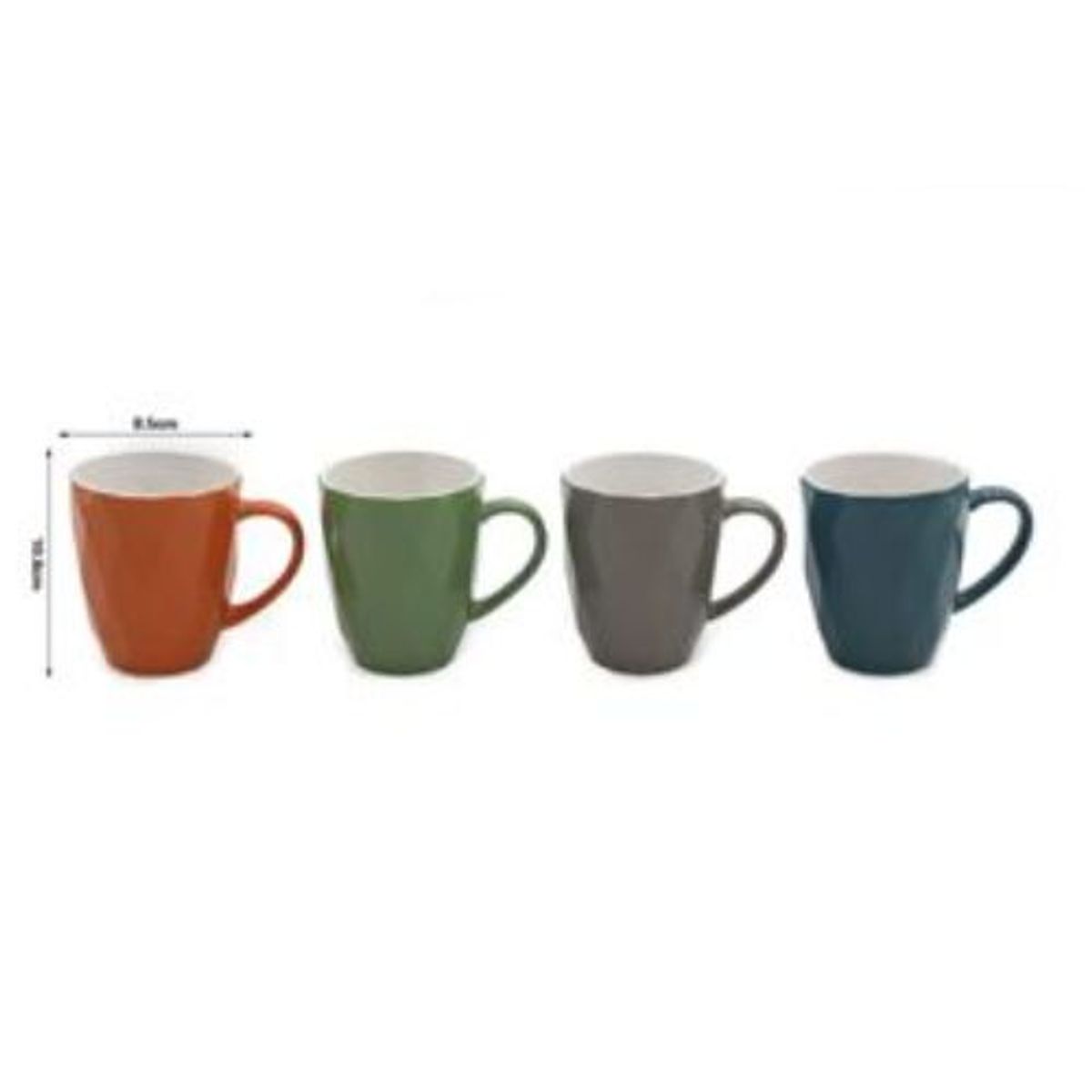 GENERICO - TAZA DE CERAMICA 360ML COLORES SURTIDOS