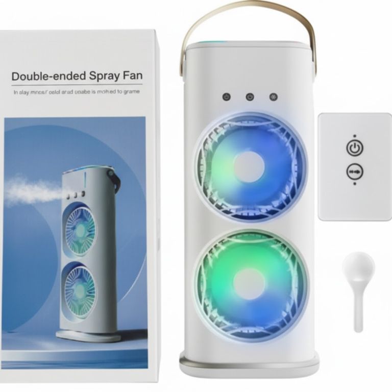 GENERICO Ventilador Recargable Com Humidicador