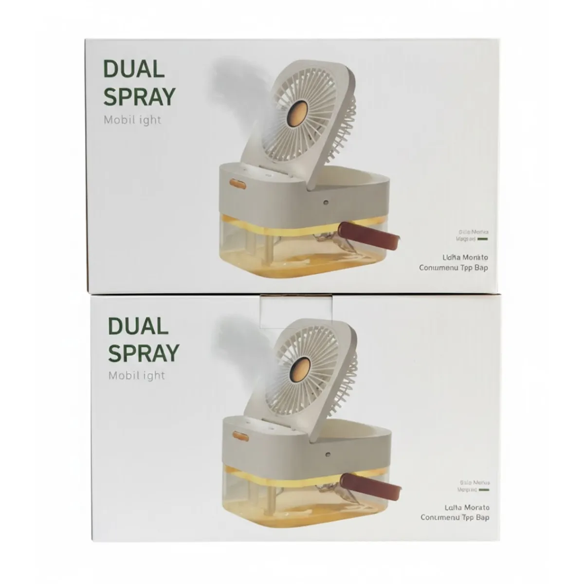 GENERICO - Ventilador Humificador Recargable Usb