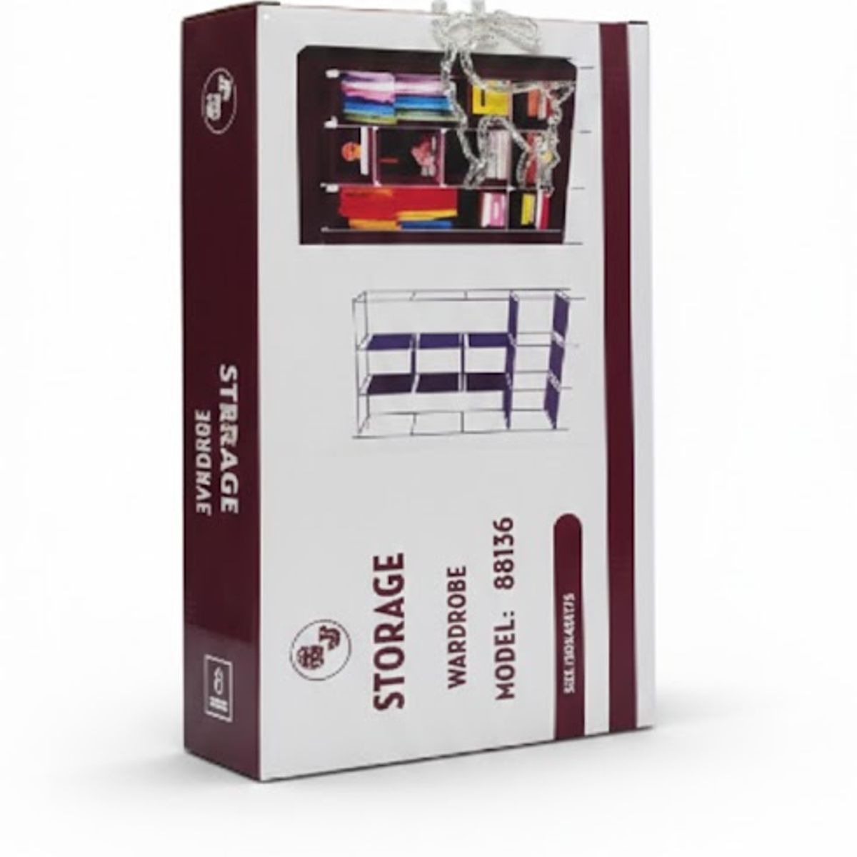 GENERICO - Ropero armable de 3 cuerpos