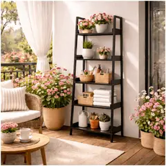 HOMER DESIGN - Biblioteca Estante Para Planta Repisa Moderna 160x50