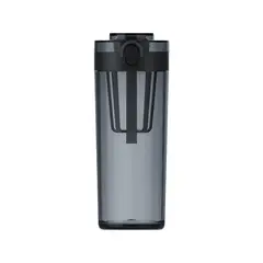 XIAOMI - Botella Agua Tritan 600ml Gris Oscuro Sin BPA Resistente al Calor Tapa Abatible