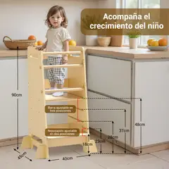 ZSPK - Torre de Aprendizaje Montessori para Niños de Madera