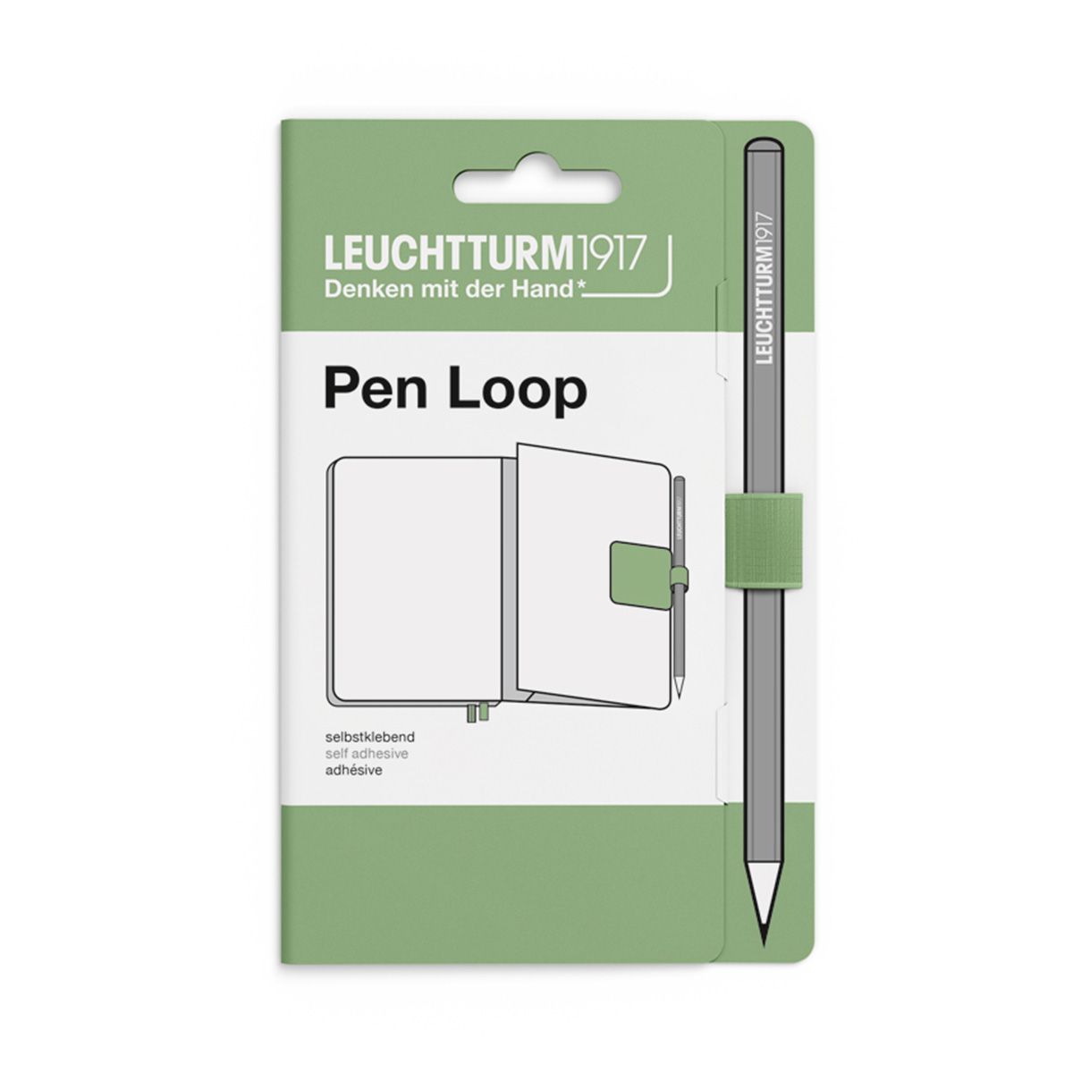 GENERICO - Soporte para Bolígrafos Leuchtturm 1917 Pen Loop Sage