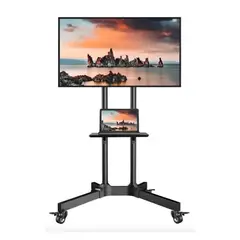 GENERICO - Soporte de TV con Ruedas 32 a 70 Pedestal Soporte Movil 1500