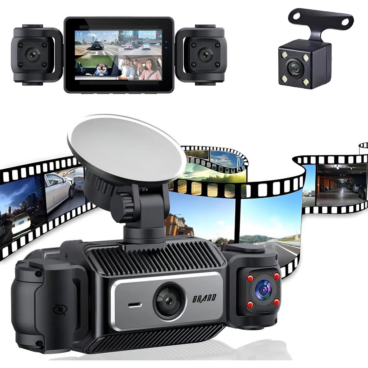 GENERICO - Cámara Dashcam para Auto con Visión Nocturna y Seguridad HD