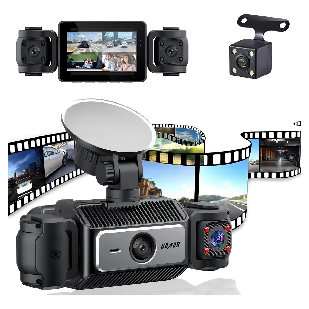 GENERICO - Cámara Dashcam para Auto con Visión Nocturna y Seguridad HD