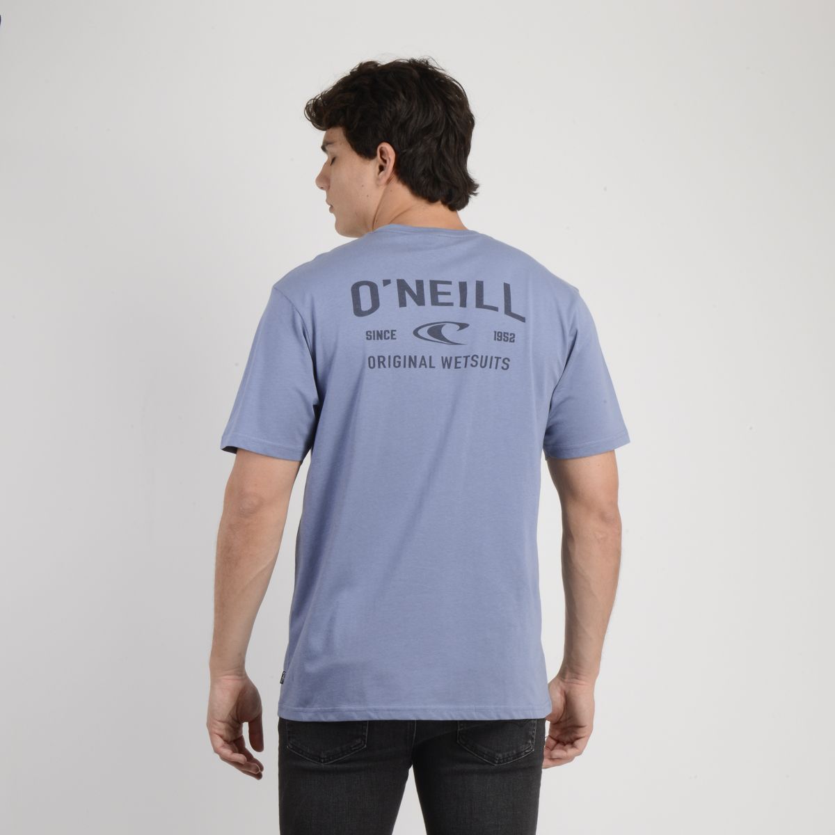 O'NEILL - POLERA MANGA CORTA LAYERED UP AZUL CLARO