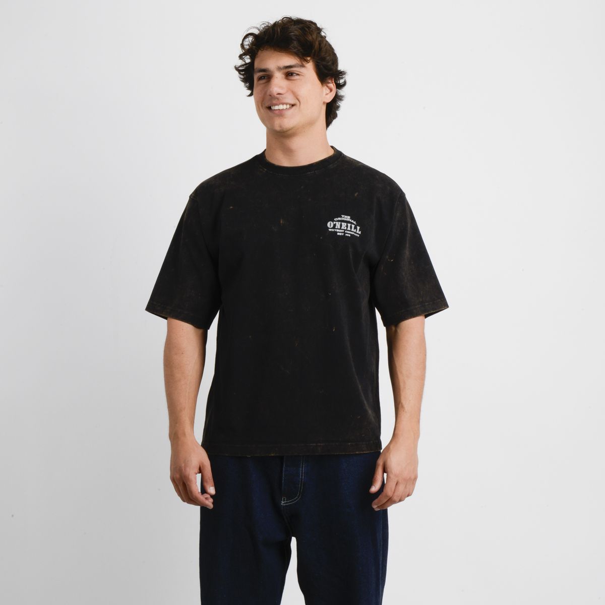O'NEILL - POLERA MANGA CORTA WEDGES NEGRO