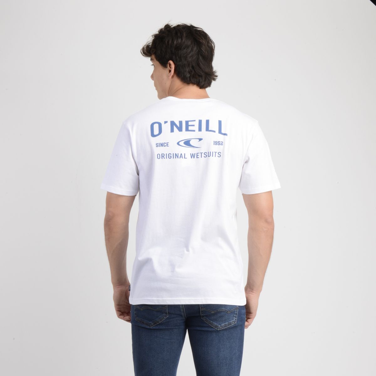 O'NEILL - POLERA MANGA CORTA LAYERED UP BLANCO