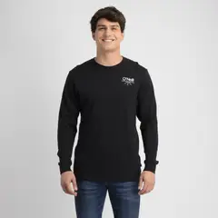 O'NEILL - POLERA MANGA LARGA OG WORDMARK NEGRO