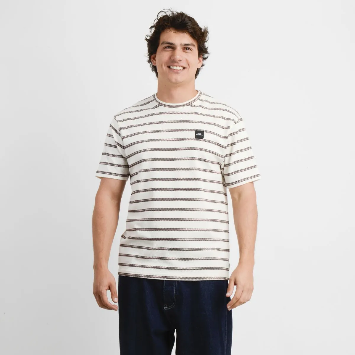 O'NEILL - POLERA MANGA CORTA HIGH LINE BEIGE CLARO