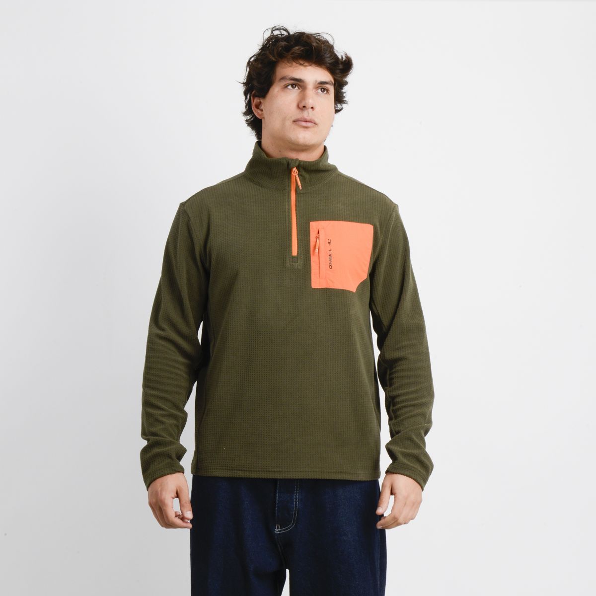 O'NEILL - POLERON POLAR HALF RAISE II VERDE OSCURO