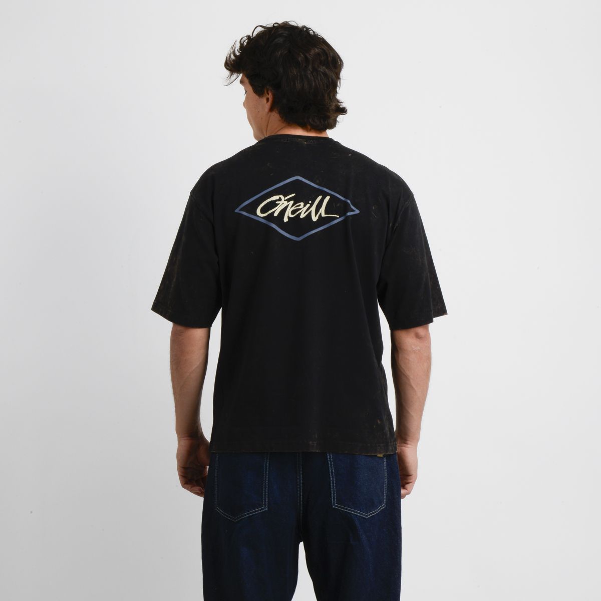 O'NEILL - POLERA MANGA CORTA DIAMOND NEGRO