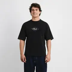 O'NEILL - POLERA MANGA CORTA DIAMOND NEGRO
