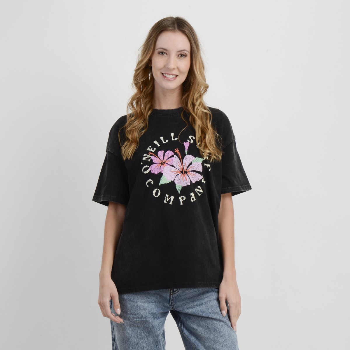 O'NEILL - POLERA MANGA CORTA KYLEE NEGRO