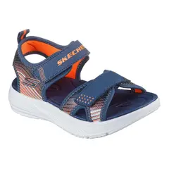 SKECHERS - Sandalias Urbanas Niños Microspec-Splash Azul