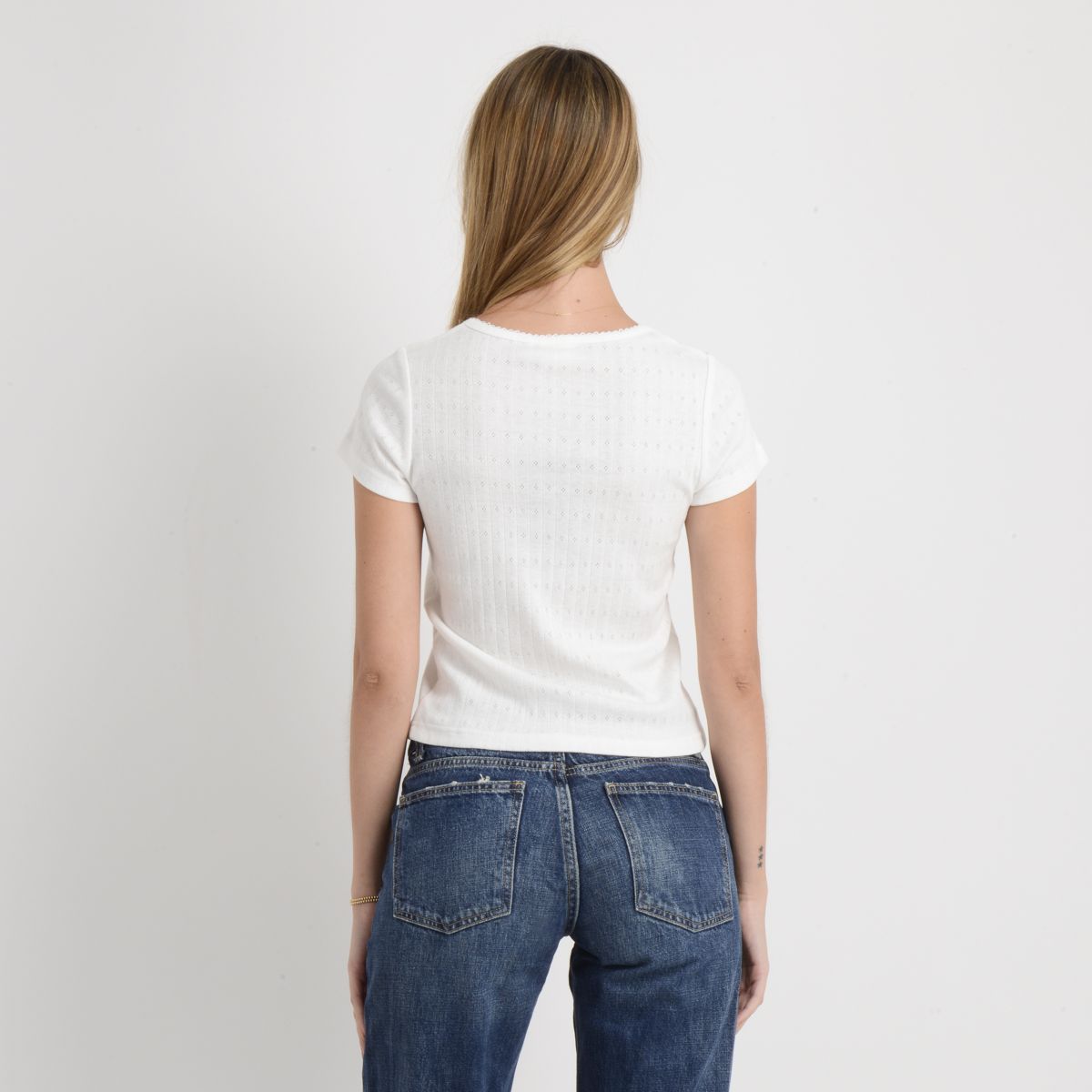 O'NEILL - POLERA MANGA CORTA JOEY III BEIGE CLARO