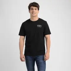 O'NEILL - POLERA MANGA CORTA LAYERED UP NEGRO
