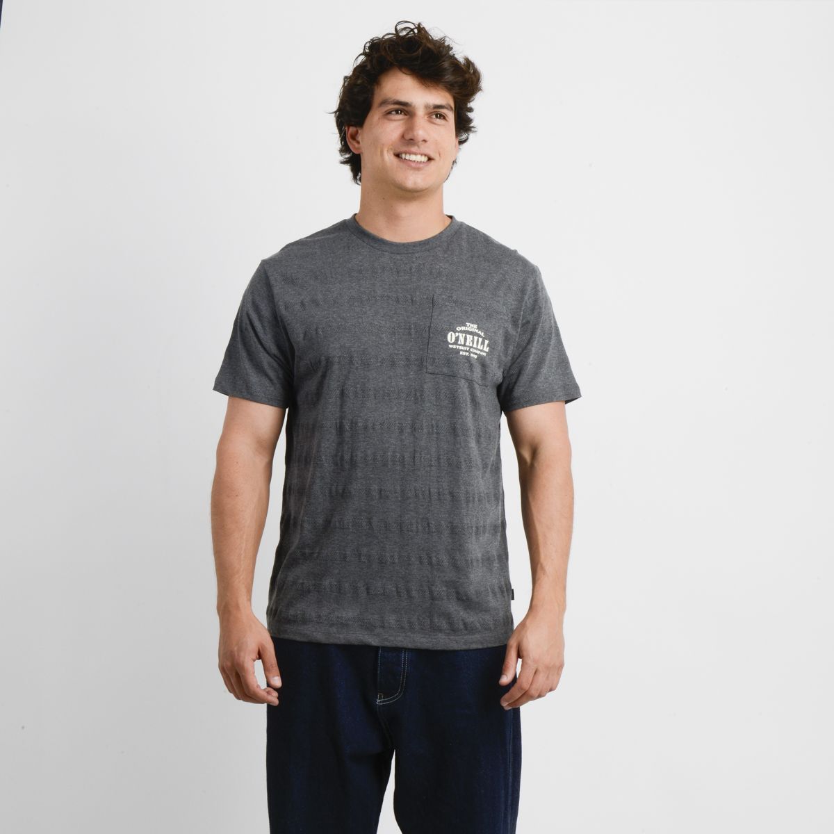 O'NEILL - POLERA MANGA CORTA DINSMORE II NEGRO