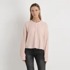O'NEILL - POLERA MANGA LARGA INESSA ROSADO CLARO