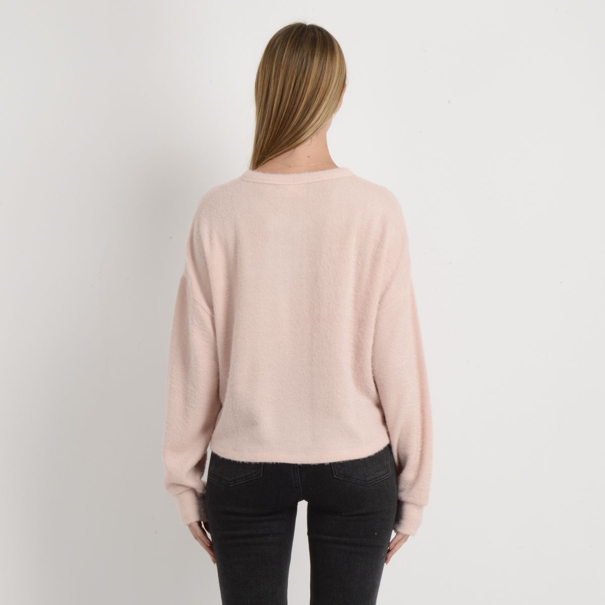 O'NEILL - POLERA MANGA LARGA INESSA ROSADO CLARO