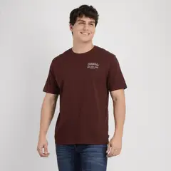 O'NEILL - POLERA MANGA CORTA DAILY DRIVER ROJO OSCURO