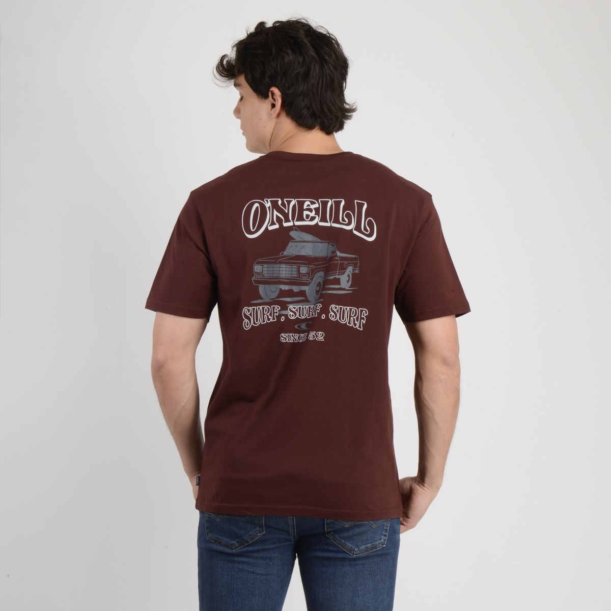 O'NEILL - POLERA MANGA CORTA DAILY DRIVER ROJO OSCURO