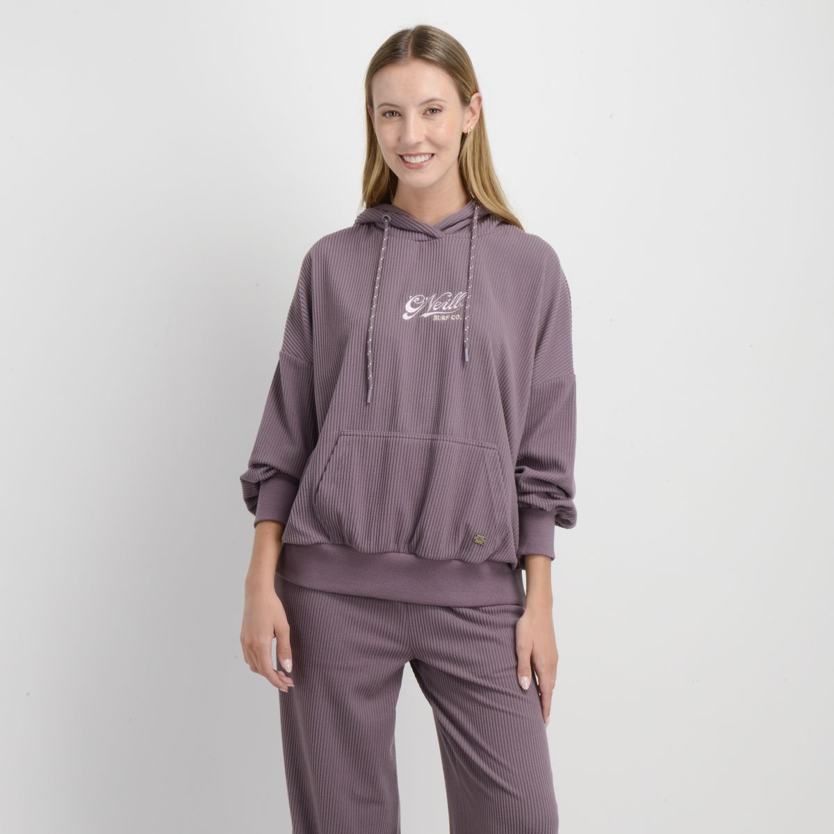 ONEILL - POLERON HOODIE ACANALADO JULY MORADO