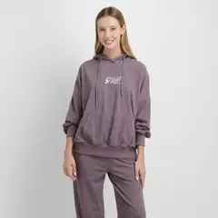 ONEILL - POLERON HOODIE ACANALADO JULY MORADO