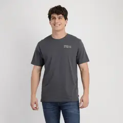 O'NEILL - POLERA MANGA CORTA GLYPHS GRIS OSCURO