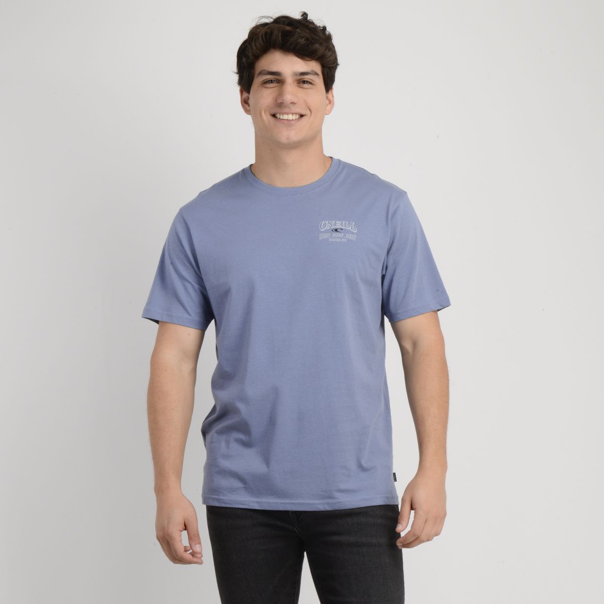 O'NEILL - POLERA MANGA CORTA DAILY DRIVER AZUL CLARO