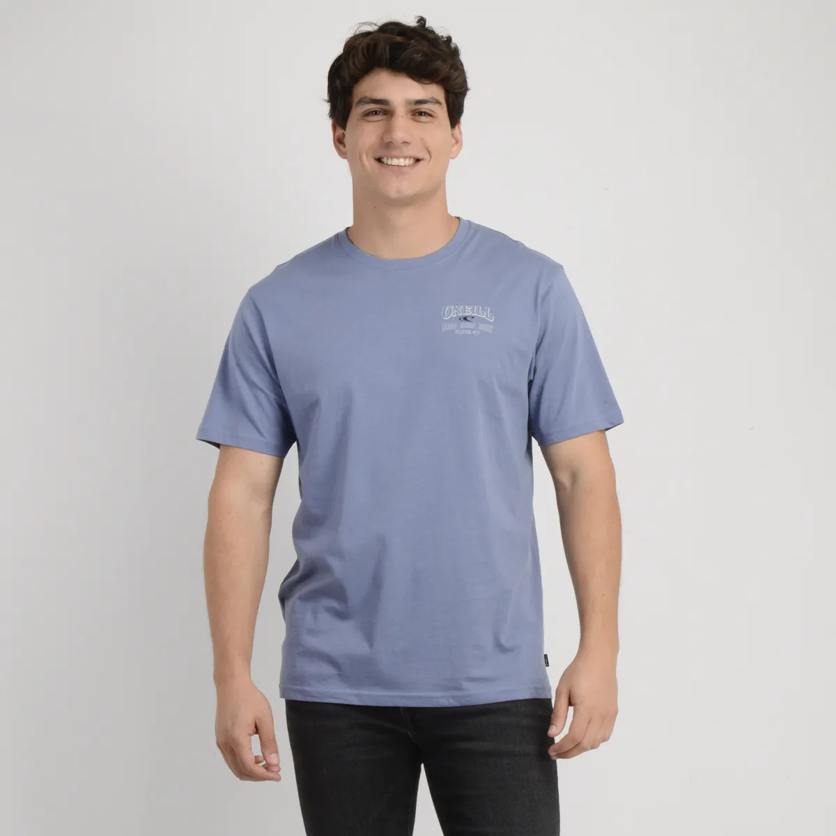 O'NEILL - POLERA MANGA CORTA DAILY DRIVER AZUL CLARO