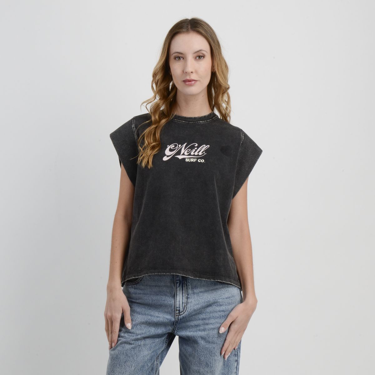 O'NEILL - POLERA MANGA CORTA JULIE II NEGRO