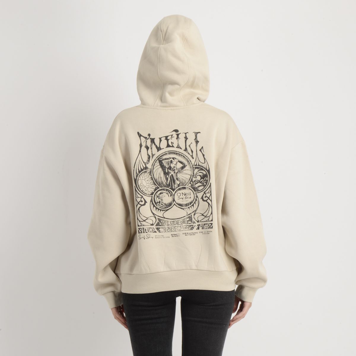 O'NEILL - POLERON  HOODIE OG SURF SHOP BEIGE