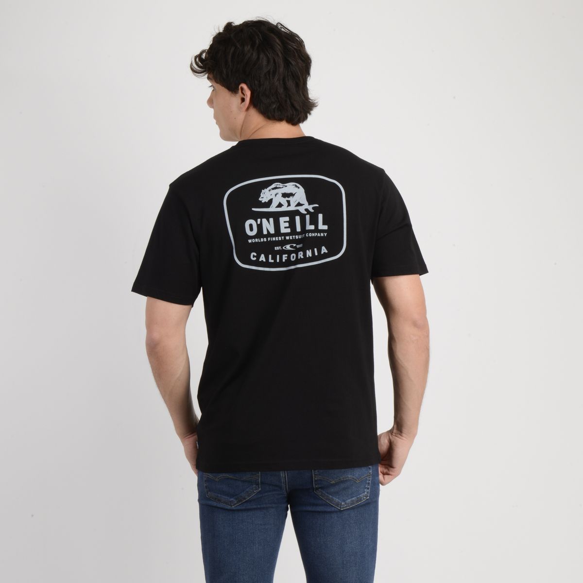 O'NEILL - POLERA MANGA CORTA CALI NATIVE NEGRO