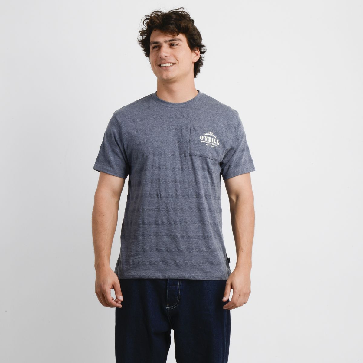 O'NEILL - POLERA MANGA CORTA DINSMORE II AZUL OSCURO