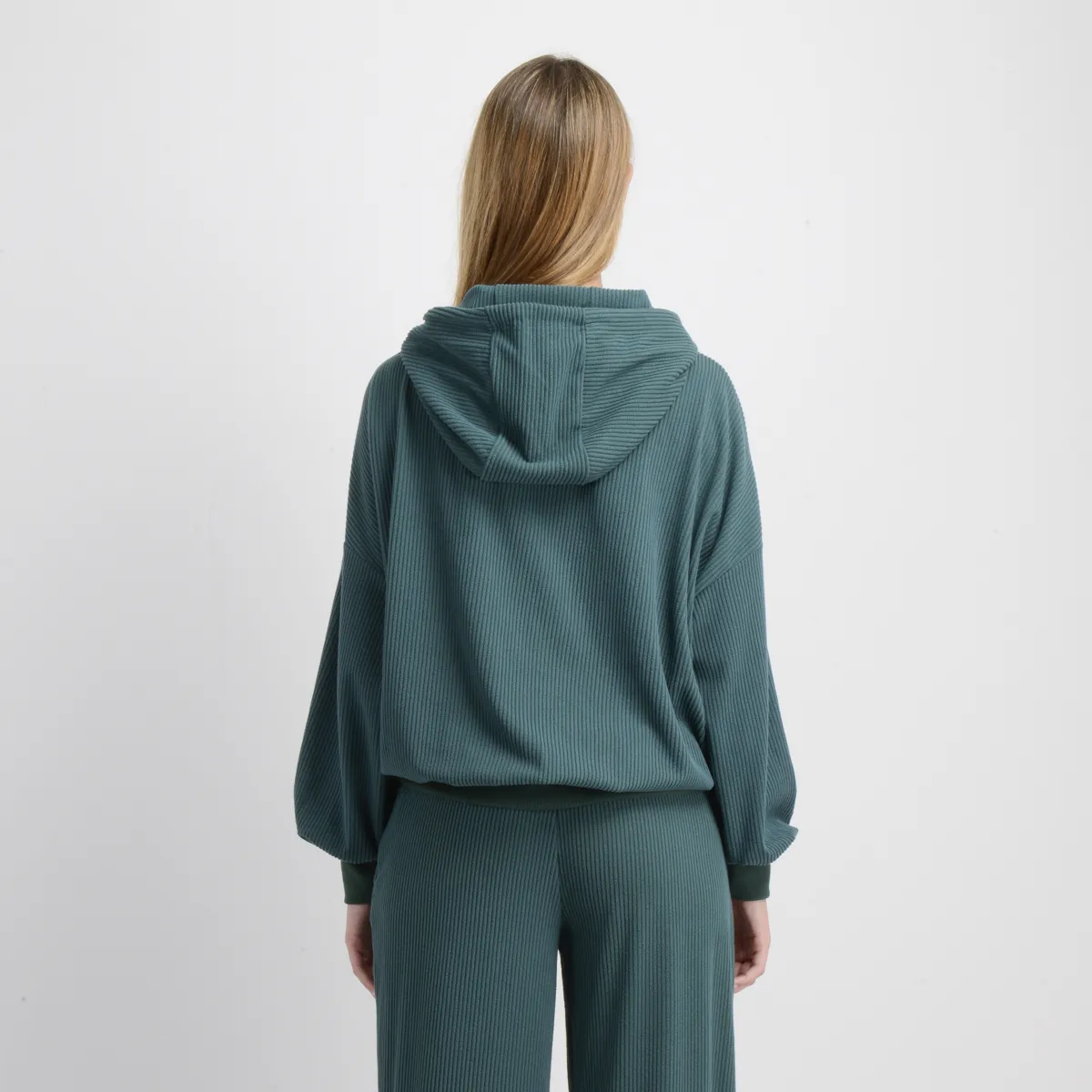 ONEILL - POLERON HOODIE ACANALADO JULY VERDE