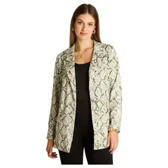 LORENZO DI PONTTI - Tapado Estampado Mujer Pistacho