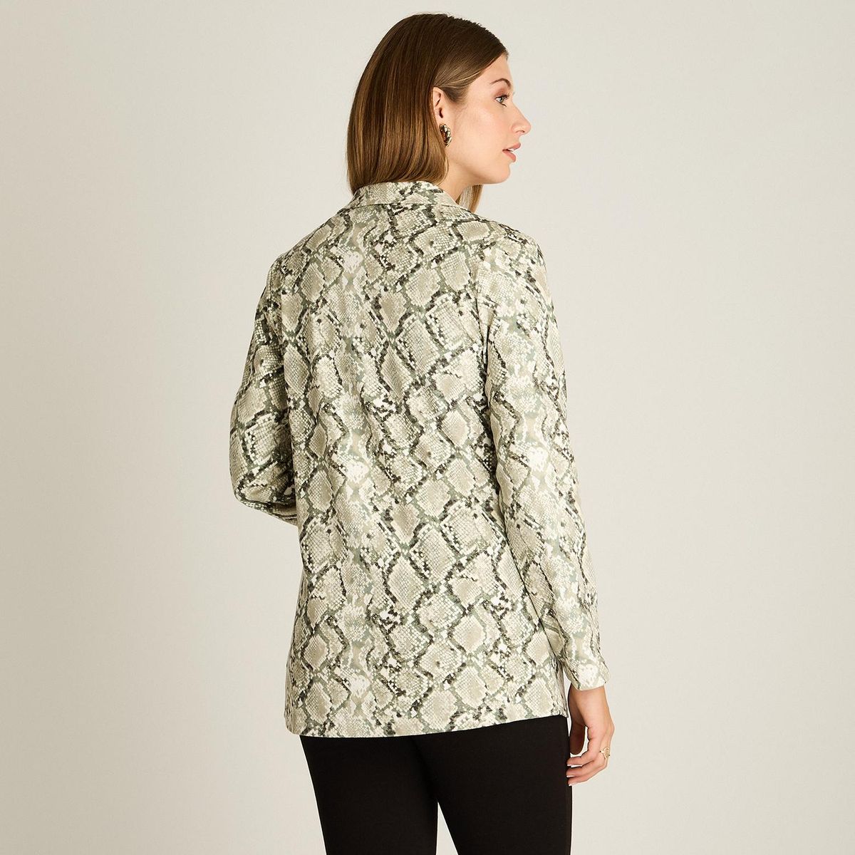 LORENZO DI PONTTI - Tapado Estampado Mujer Pistacho