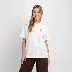 O'NEILL - POLERA MANGA CORTA OG SURF SHOP BEIGE CLARO