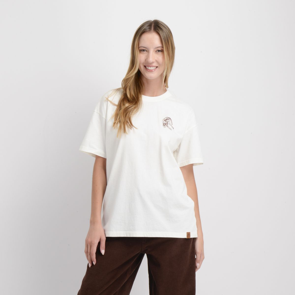 O'NEILL - POLERA MANGA CORTA OG SURF SHOP BEIGE CLARO