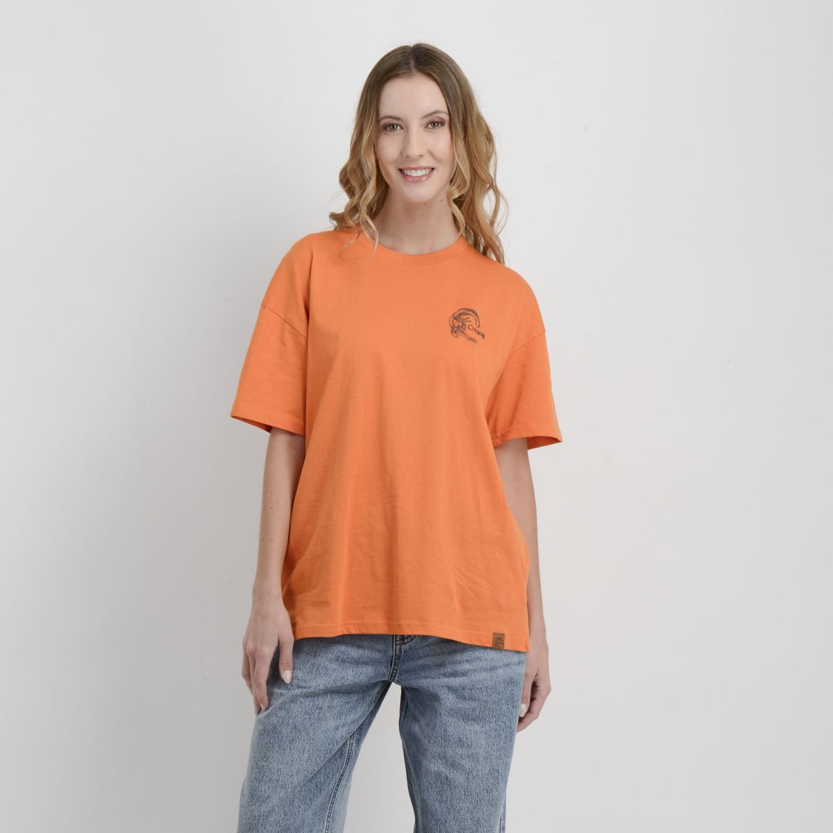O'NEILL - POLERA MANGA CORTA OG SURF SHOP NARANJO