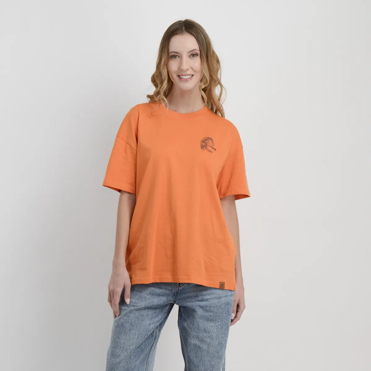 O'NEILL - POLERA MANGA CORTA OG SURF SHOP NARANJO