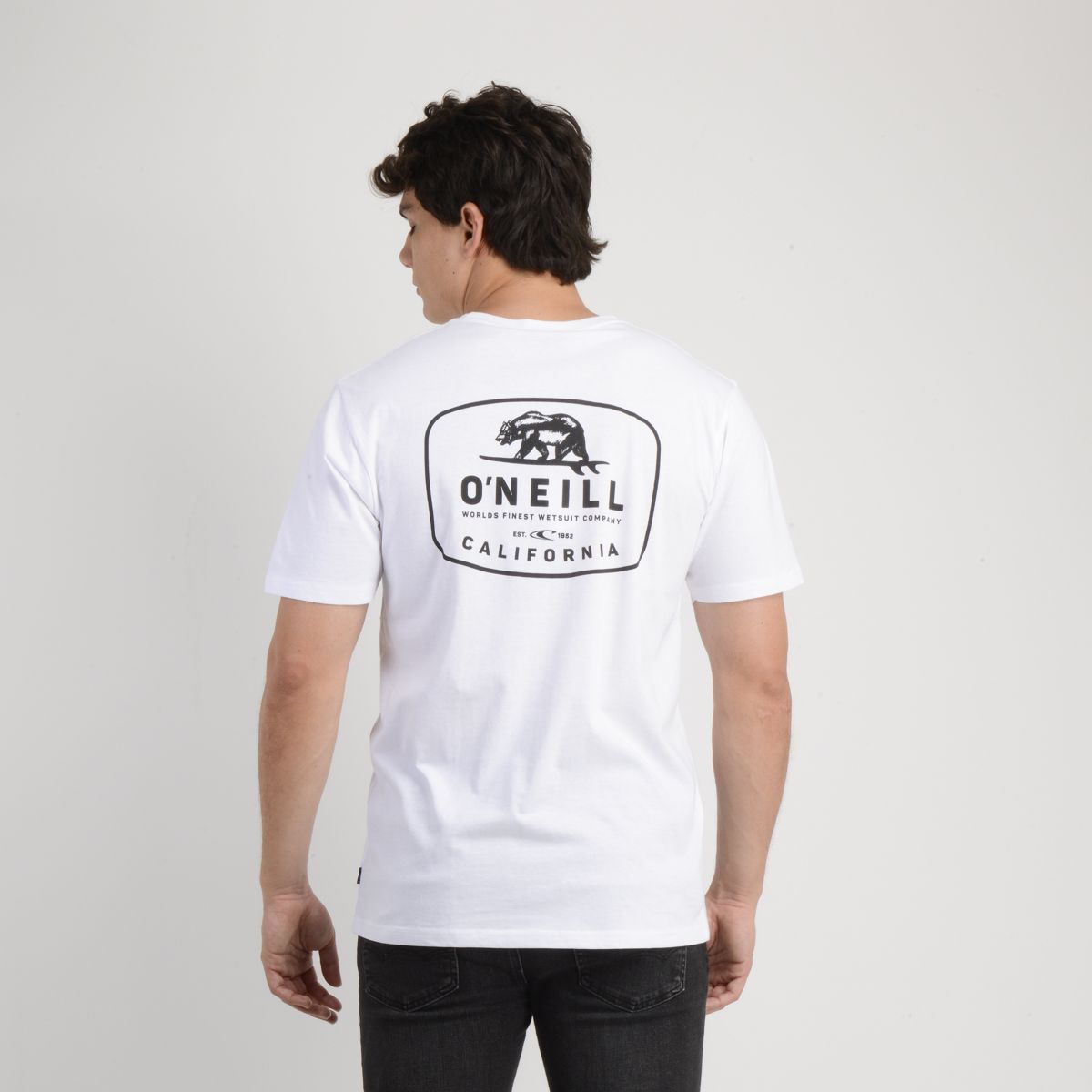 O'NEILL - POLERA MANGA CORTA CALI NATIVE BLANCO